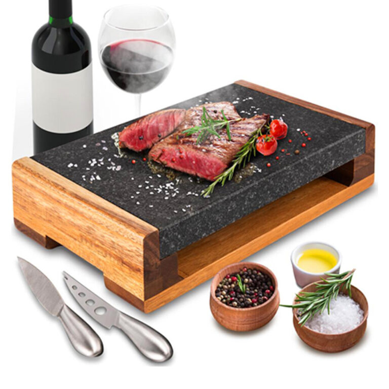 Stone Sizzling Steak Plate
