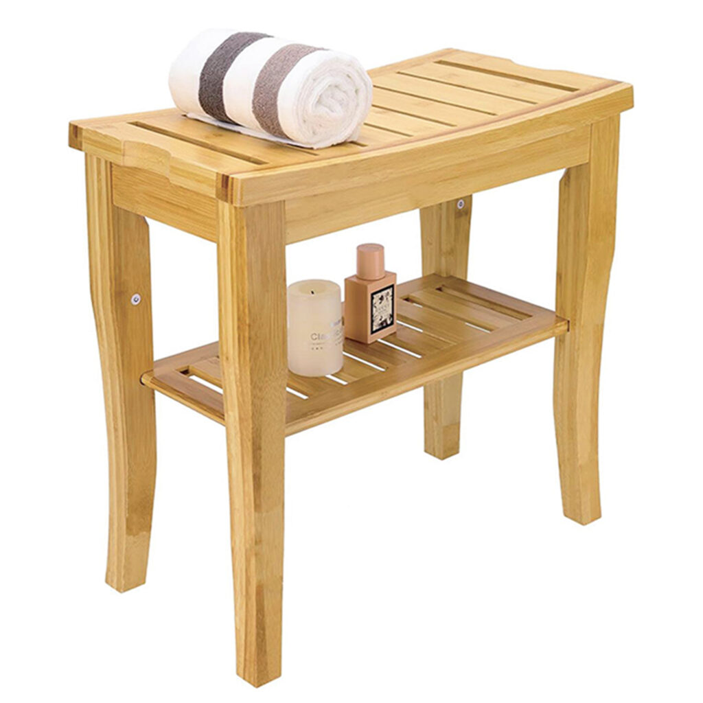 Bamboo Shower Bench